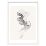 Abstract Black And White Swirling Lines Flowing Form thumbnail