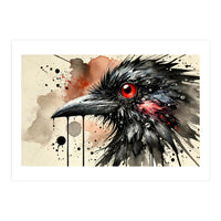 Dramatic Raven Portrait (Print Only)