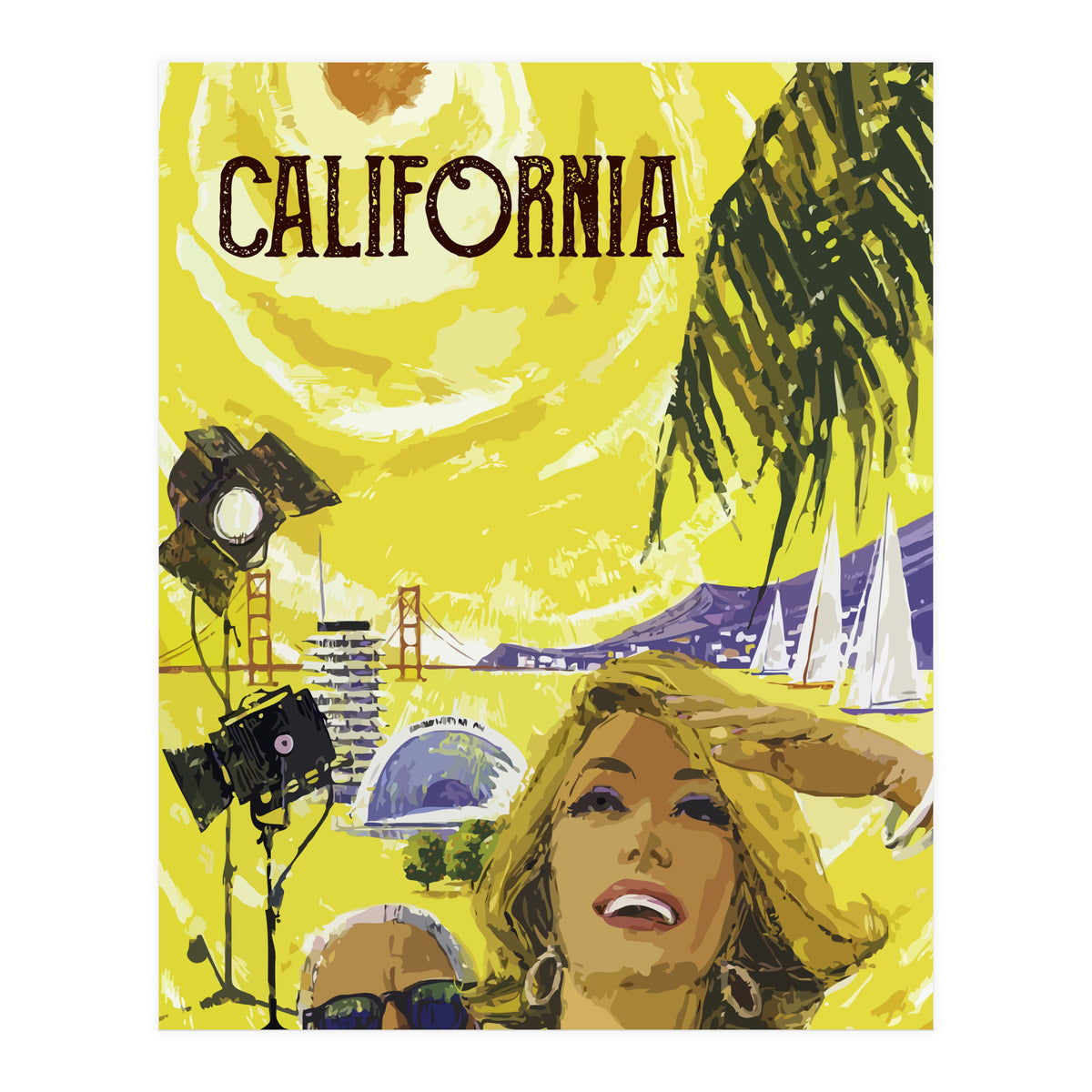 Sunny California (Print Only)