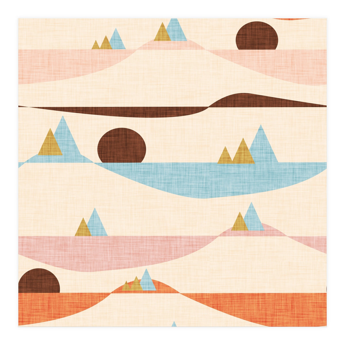 Apricity Landscape Beige (Print Only)