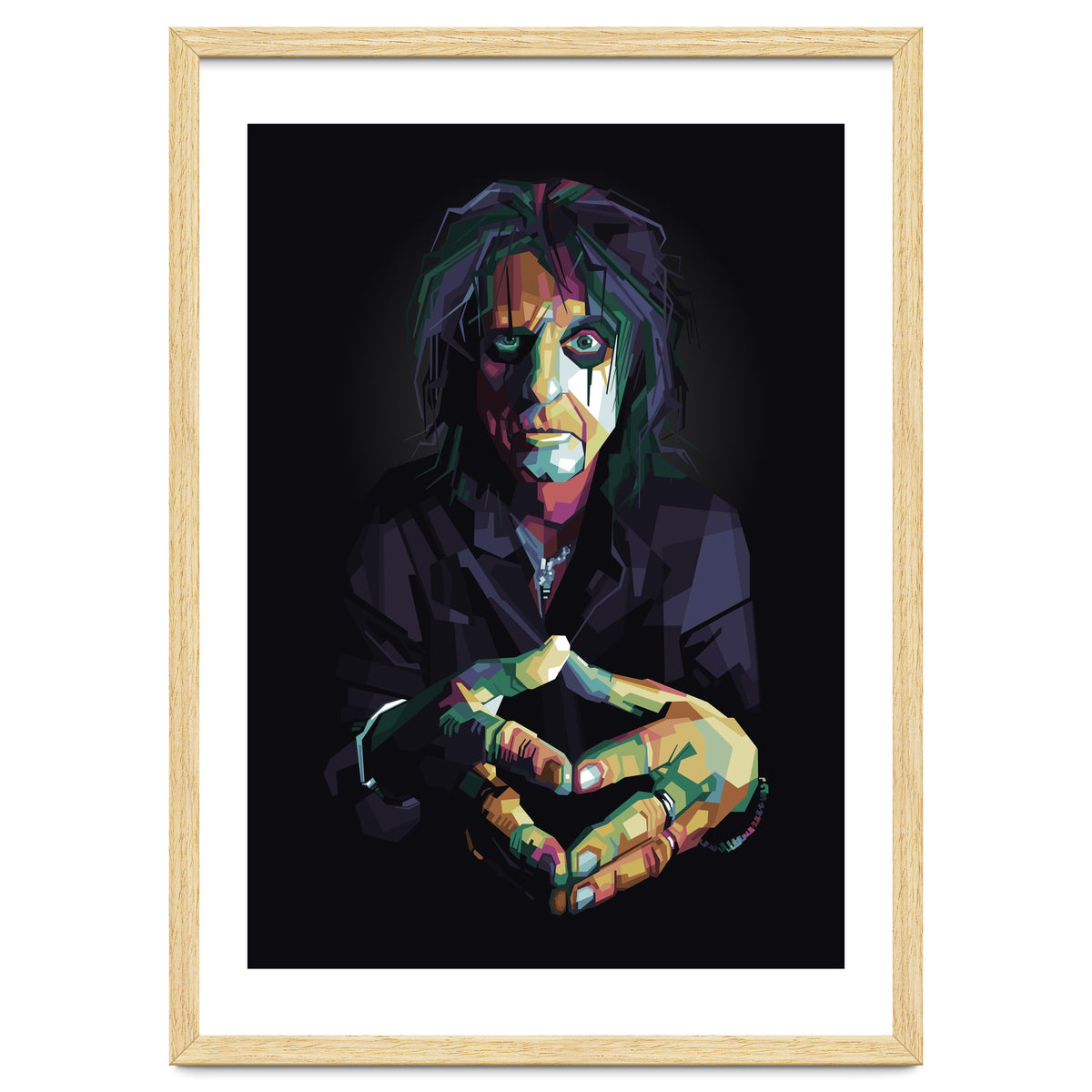 Alice Cooper Pop Art WPAP