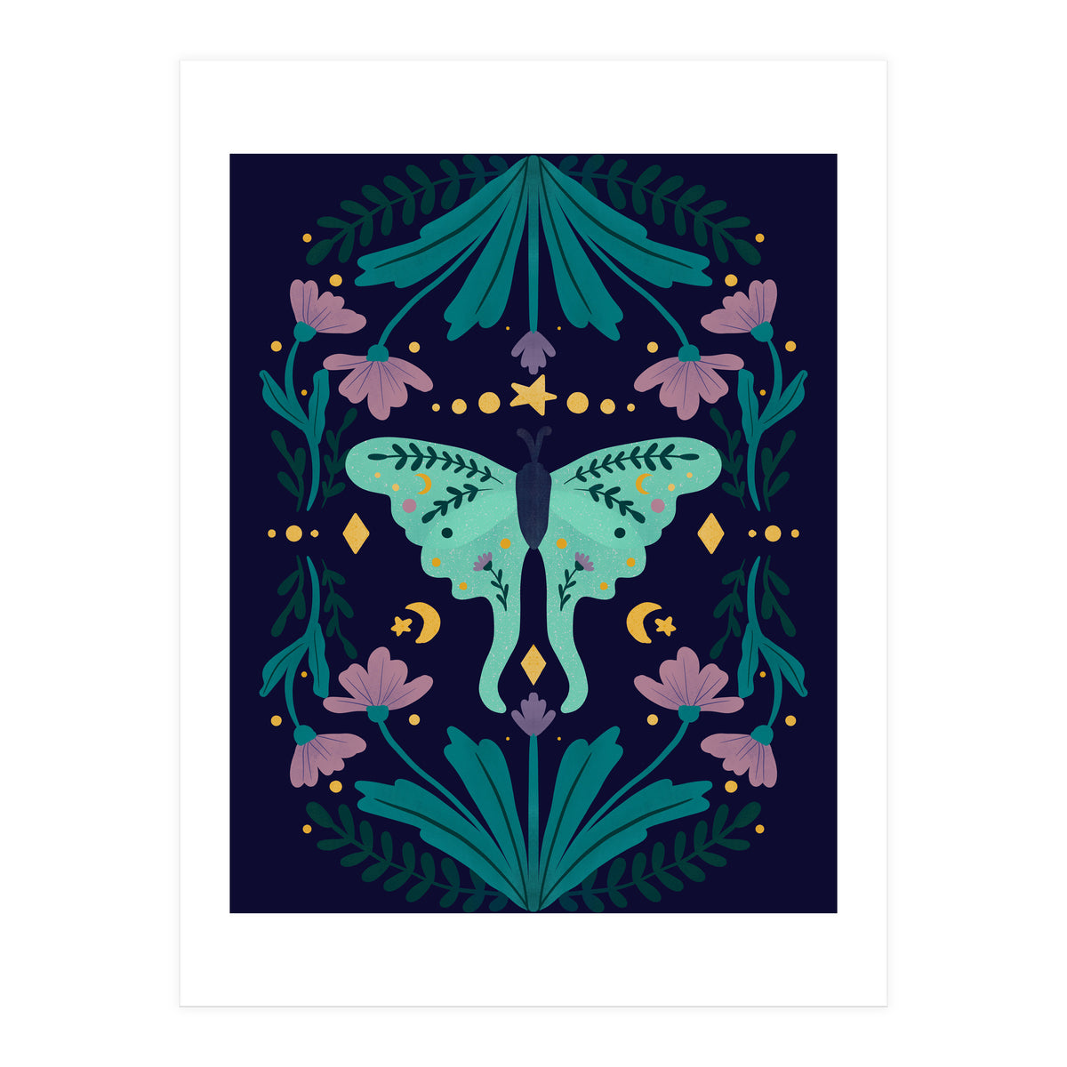 Mystical Series – Luna Moth (Print Only)