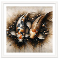 Powerful Koi Fish Pair