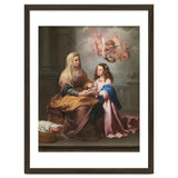 Bartolomé Esteban Murillo / 'Saint Anne with the Virgin', ca.  1655, Spanish School. VIRGIN MARY. thumbnail