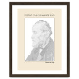 Portrait Of An Old Man With Beard – Ascii Art (vincent Van Gogh) thumbnail