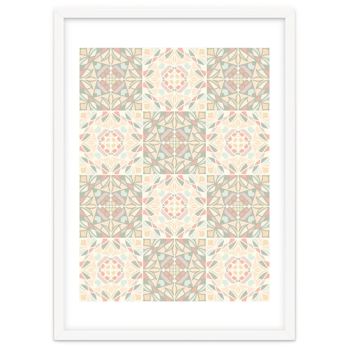 Kaleido Glass Pastels Tiles