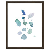 Watercolor Aqua Abstract Spots I thumbnail