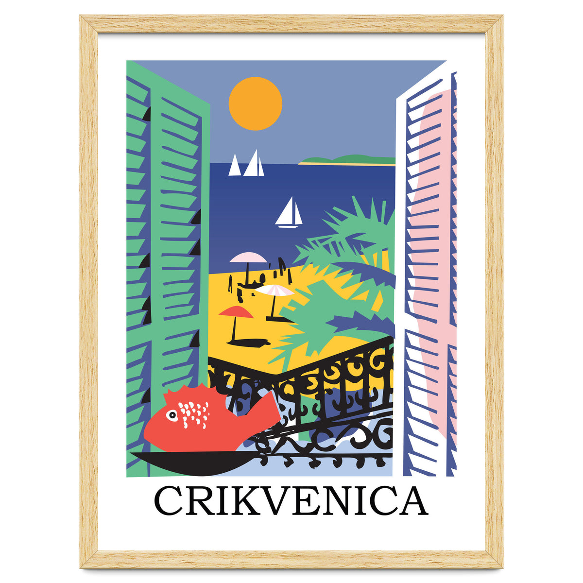 Crikvenica, View From a Window