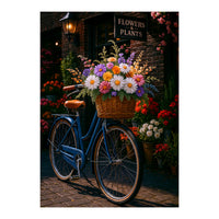 The Aesthetic of a Bicycle at a Flower Shop (Print Only)