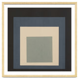 JOSEF ALBERS - HOMAGE TO THE SQUARE BEIGE GREY BLACK HIGH RESOLUTION thumbnail