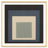 JOSEF ALBERS - HOMAGE TO THE SQUARE BEIGE GREY BLACK HIGH RESOLUTION