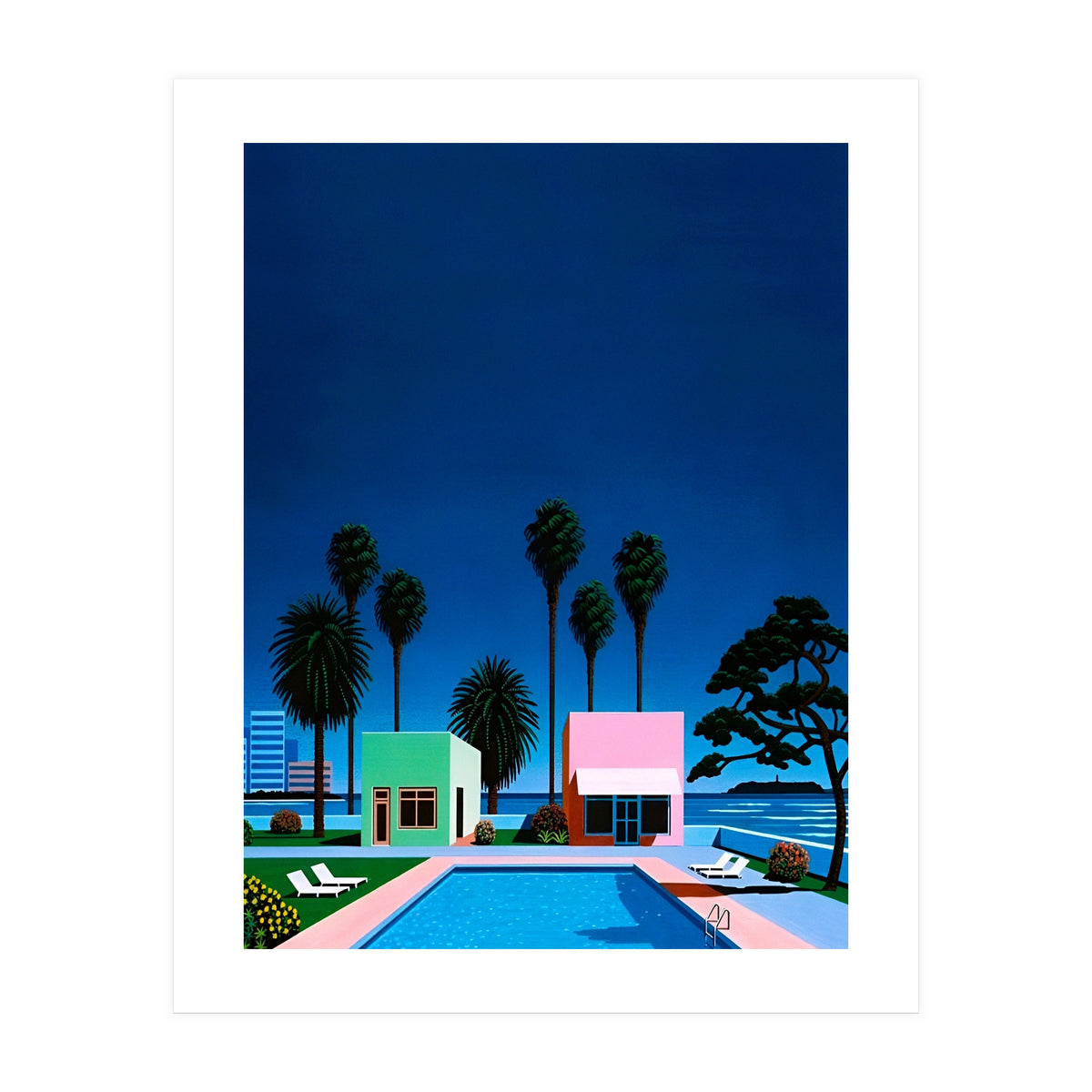 Hiroshi Nagai - City Pop , Vaporwave Aesthetic (Print Only)