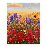 Vibrant Wildflower Field Oil Painting (Print Only) thumbnail