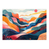 Abstract Mountain Landscape Art (Print Only) thumbnail
