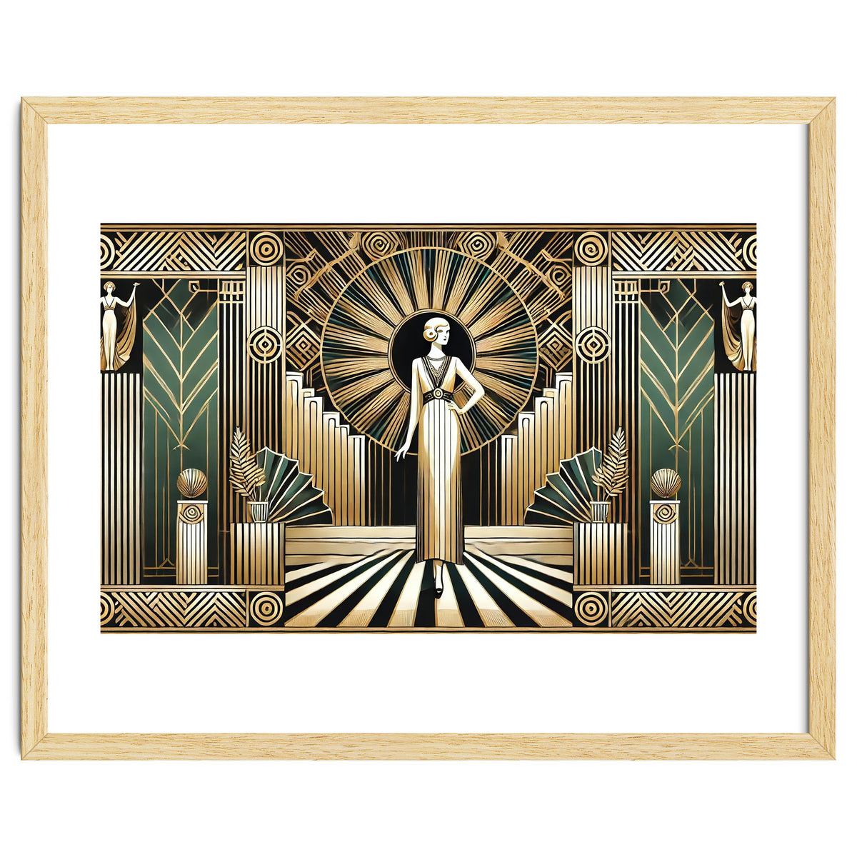 Golden Twenties Flair In Art Deco