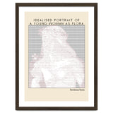 Idealised Portrait of a Young Woman as Flora – Bartolomeo Veneto (ascii art) thumbnail