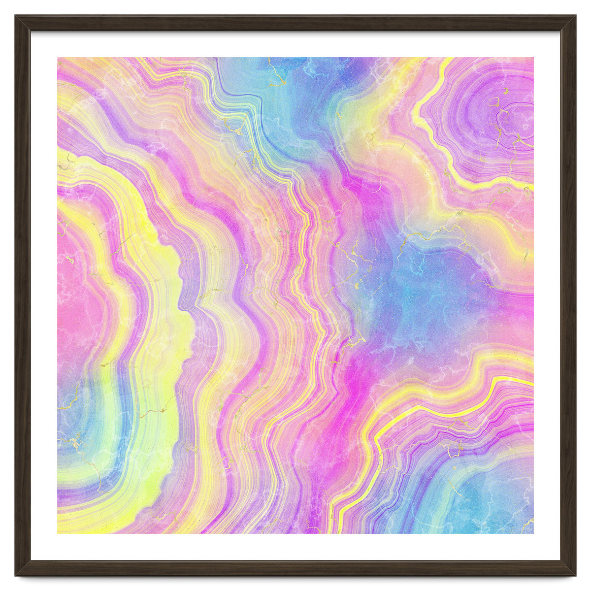 Neon Agate Texture 08