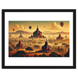 Vintage Bagan Poster, Myanmar thumbnail