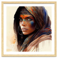 Watercolor Tuareg Woman #9