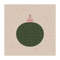 Christmas globe with snowflakes (Print Only)