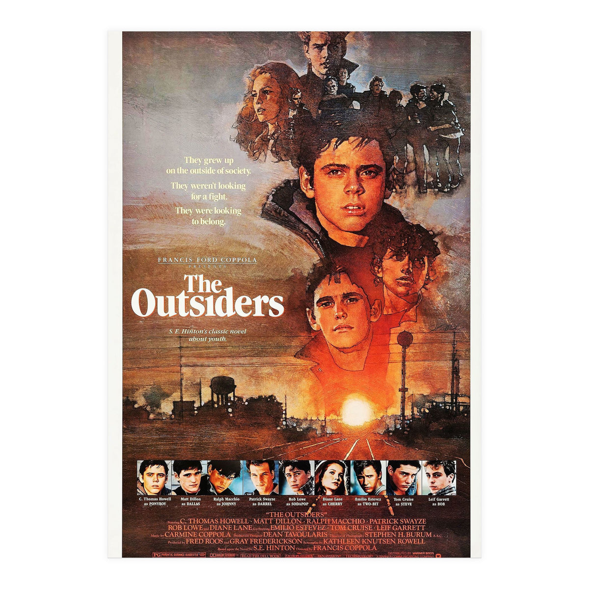 THE OUTSIDERS (1983), directed by FRANCIS FORD COPPOLA. (Print Only)