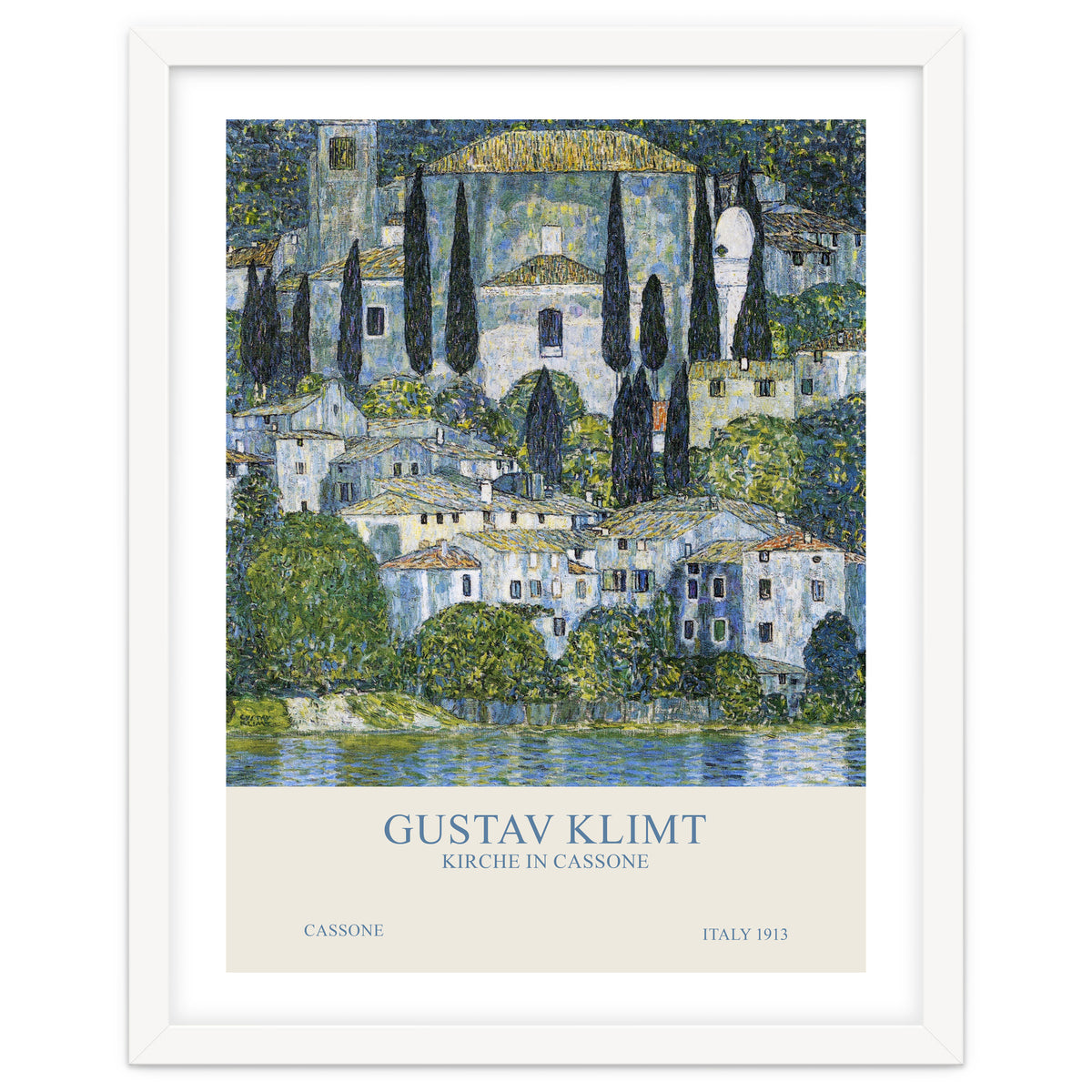 Gustav Klimt - Kirche in Cassone