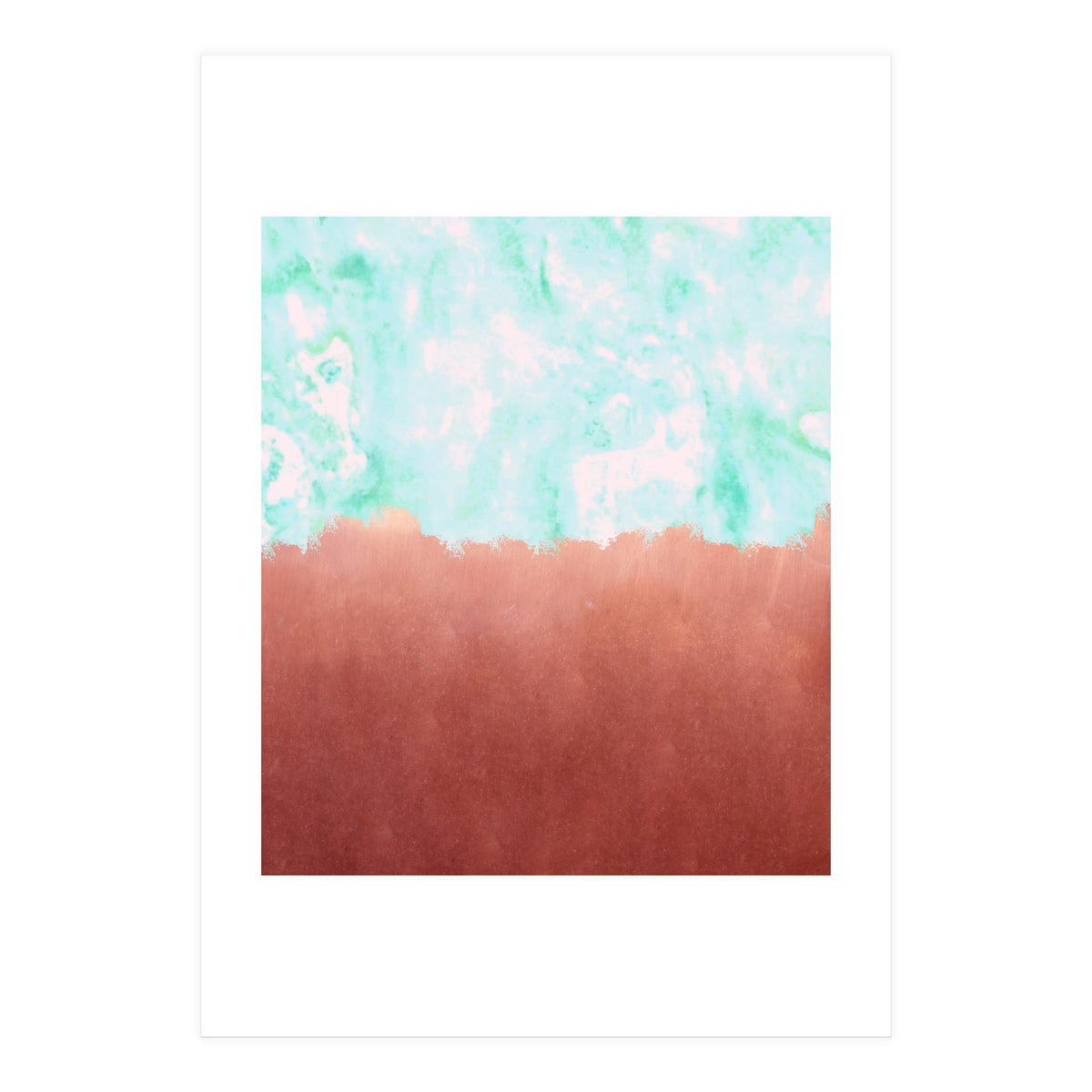 Sea Green + Copper (Print Only)