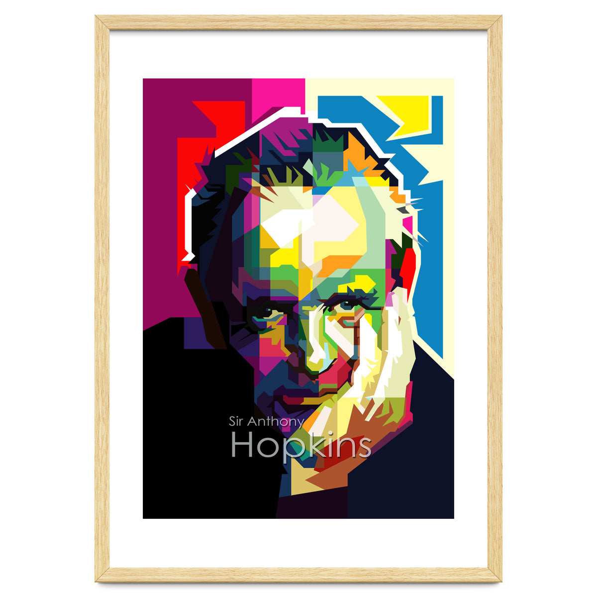 Sir Anthony Hopkins Pop Art WPAP