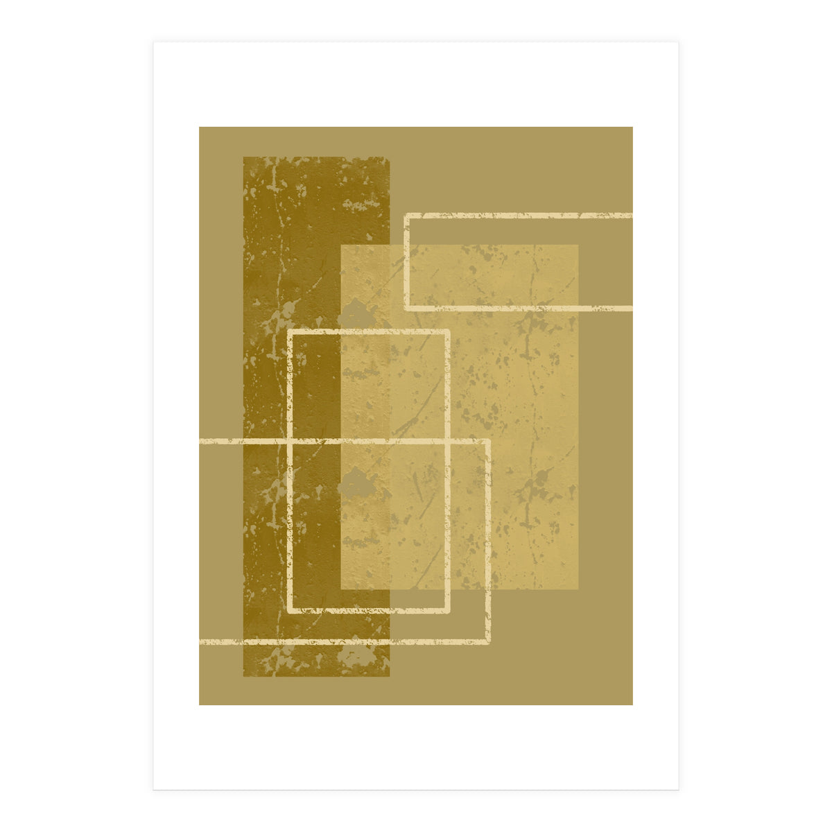 Structured Gold (Print Only)