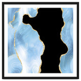 Blue & Gold Glitter Agate Texture 01 thumbnail