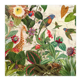 Exotic Lush Jungle And Wild Animals Landscape (Print Only) thumbnail