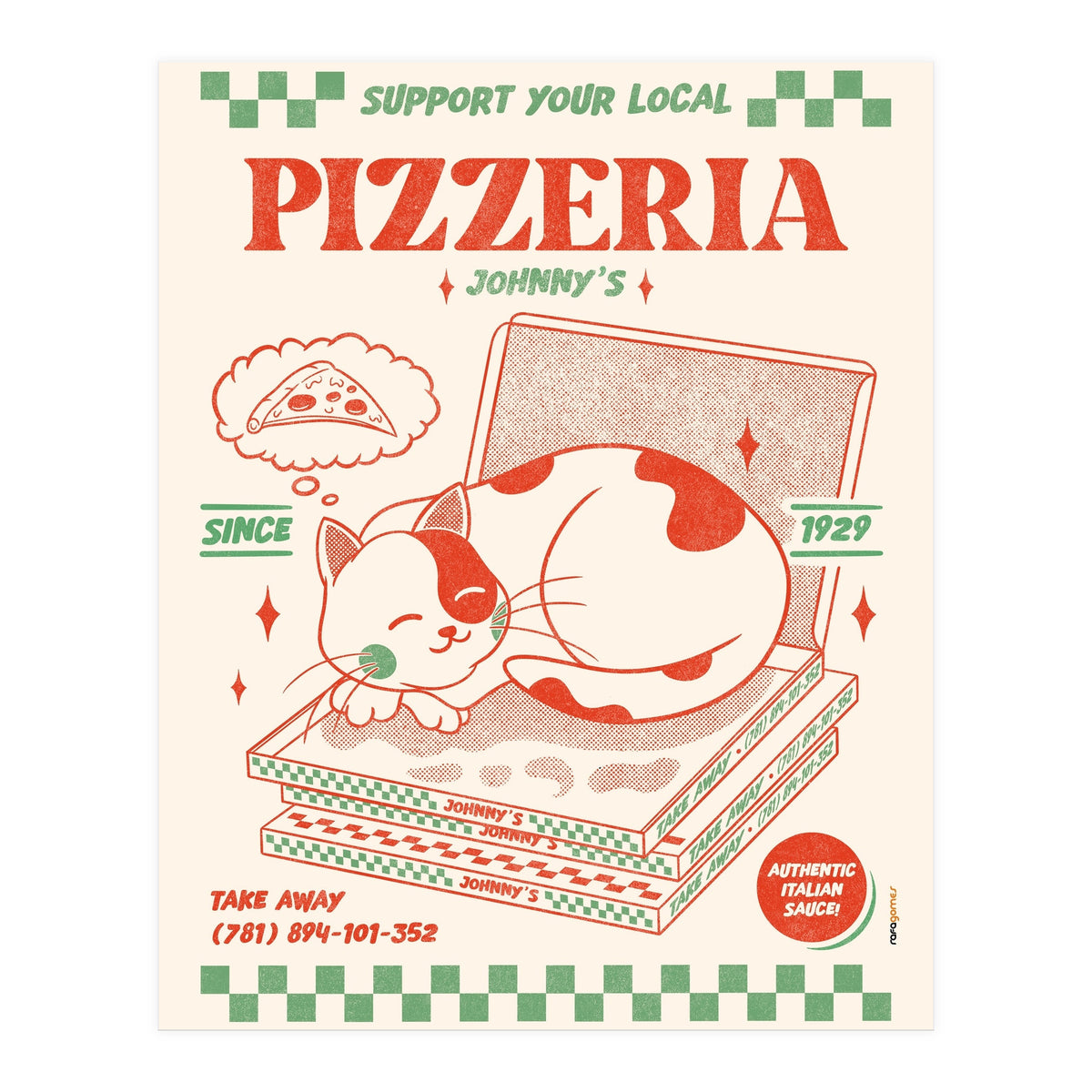 Support Your Local Pizzeria (Print Only)