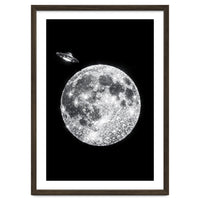 Diamond moon and UFO