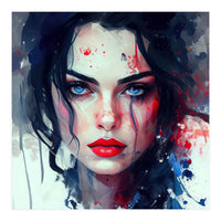 Watercolor Modern Snow White (Print Only)