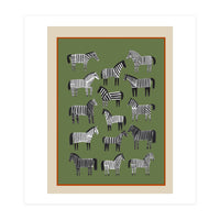 Striped Horses (Print Only)