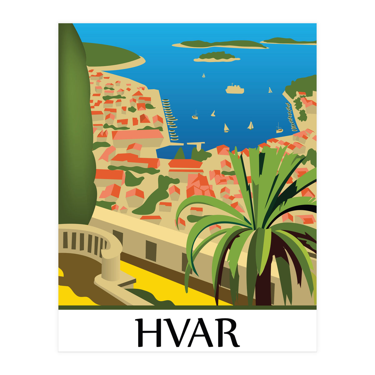 Hvar, Croatia (Print Only)