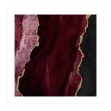Burgundy & Gold Agate Texture 01 (Print Only) thumbnail