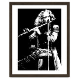 Ian Anderson British Musician Legend in Grayscale thumbnail