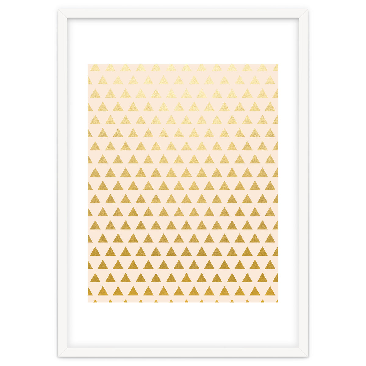 Blush + Gold Triangles #society6 #decor #buyart