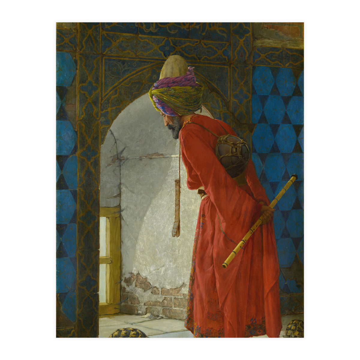 Osman Hamdi Bey – The Tortoise Trainer (1906) | Iconic Orientalist Art (Print Only)