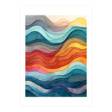 Abstract Layered Wave Landscape (Print Only) thumbnail