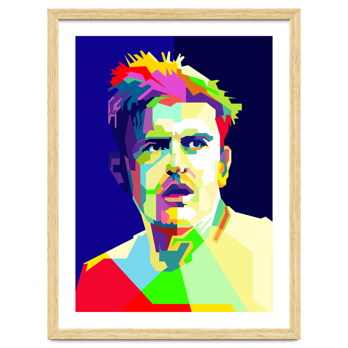Harry McGuire English Football Pop Art WPAP