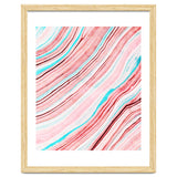Between the Lines, Pastel Watercolor Abstract Painting, Subtle Neutral Minimal Illustration thumbnail