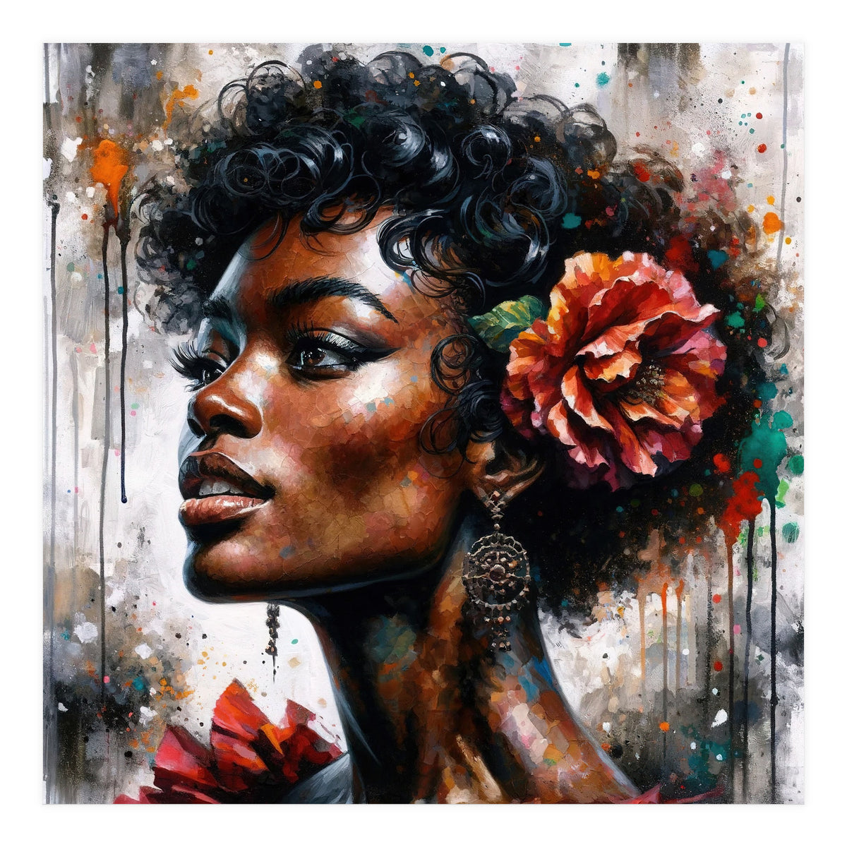 Ember Bloom Flamenco Profile (Print Only)