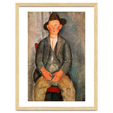 Amadeo Modigliani / 'The Young Farmer', 1918, Oil on canvas. thumbnail