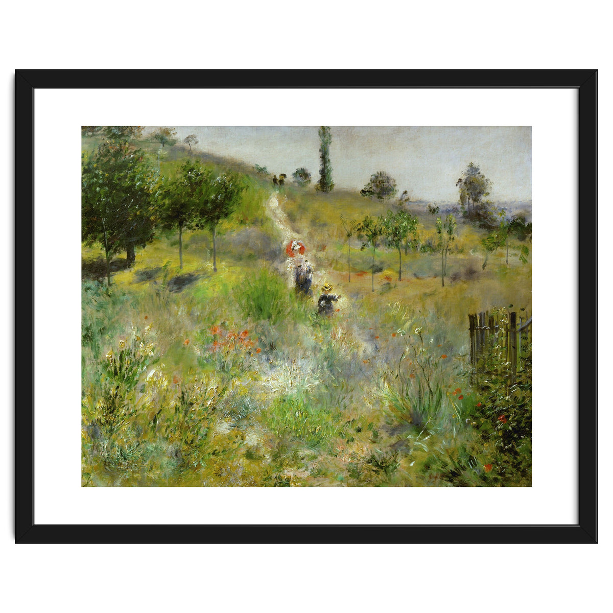 Chemin montant dans les hautes herbes. Oil on canvas (around 1875) 60 x 74 cm R. F. 2581.