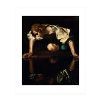 Caravaggio – Narcissus (ca. 1600) | Dramatic Baroque Masterpiece (Print Only)