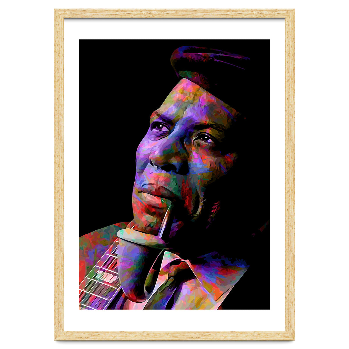 Howlin Wolf American Blues Musician Legend Colorful
