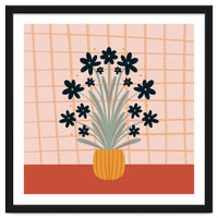 Floral Vase Orange