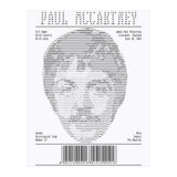 Receipt Art Paul Mc Cartney (Print Only) thumbnail